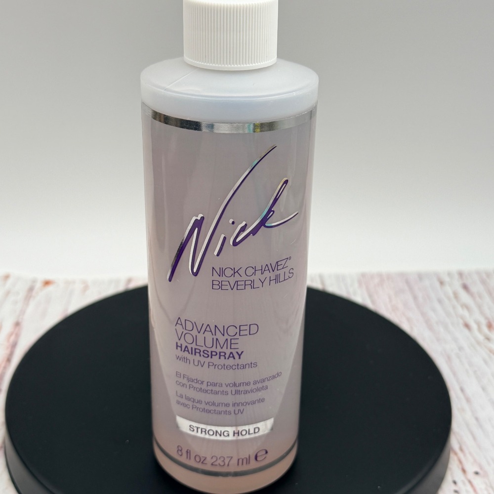 Nick Chavez Beverly Hills Advanced Volume Hairspray Strong Hold 8oz UV Protect
